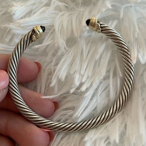 David Yurman Black Onyx cable bracelet